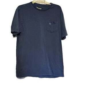 BirdDogs Mens Short Sleeve T Shirt XLarge Blue Pocket Classic Casual Athleisure